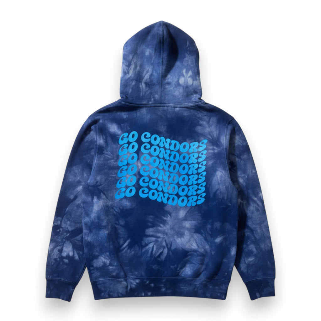 Condit Hoodie - Navy Tie Dye