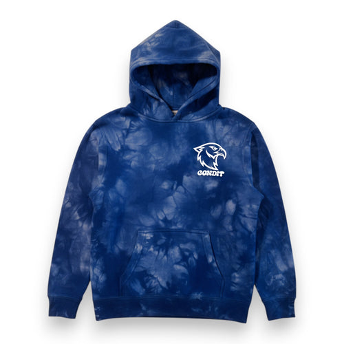 Condit Hoodie - Navy Tie Dye